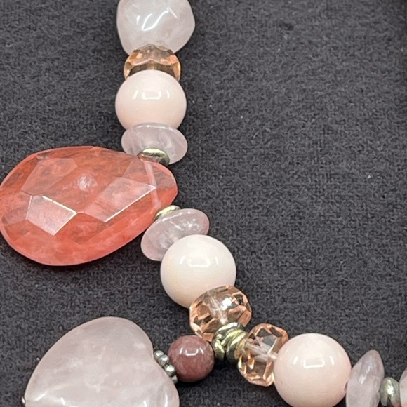 Vintage Ali-Khan Adjustable Gemstone Necklace with Sterling Silver Chain, 16-18" - Picture 10 of 16